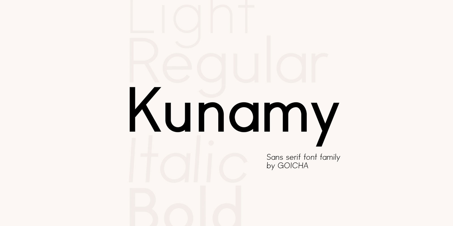 Ejemplo de fuente Kunamy